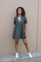 Load image into Gallery viewer, CHAMBRAY DENIM TUNIC DRESS