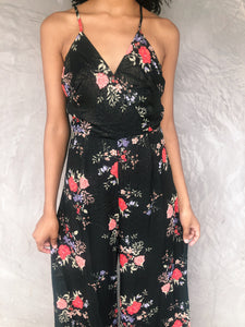 women floral jumpsuit