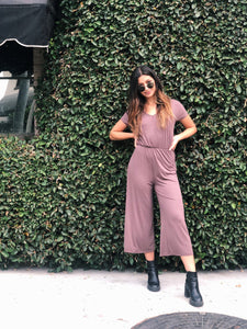 MOCHA JUMPSUIT