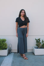 Load image into Gallery viewer, CARLI CHARCOAL WIDE LEG LOUNGE PANTS