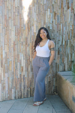 Load image into Gallery viewer, SARIAH SLATE WIDE LEG PANTS