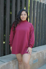 Load image into Gallery viewer, BRI BURGUNDY DRESS